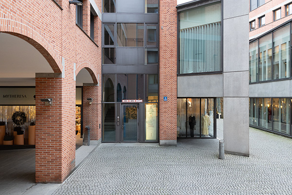 Standort Innenstadt des Herz-Gefäß-Zentrums München – Eingangsbereich Maffeistraße